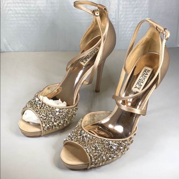 Badgley mischka lyzbeth evening shoes Clearance
